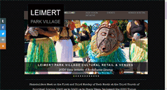 Desktop Screenshot of leimertparkvillage.org