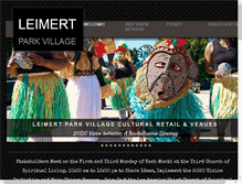 Tablet Screenshot of leimertparkvillage.org